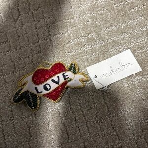 Indaba LOVE Zardozi Christmas Ornament